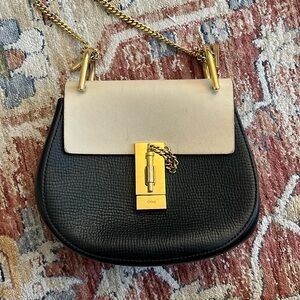 Chloé Mini Drew Calfskin Leather Shoulder Bag